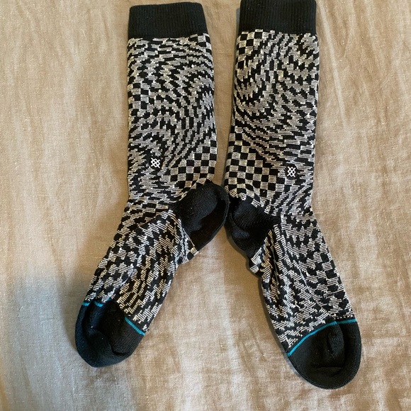 Stance Accessories - Stance Unisex “Hysteria” Black/White/Grey/Blue Sock Size:OS